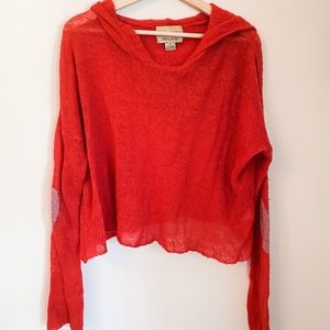 Wildfox Heart Crop Sweater